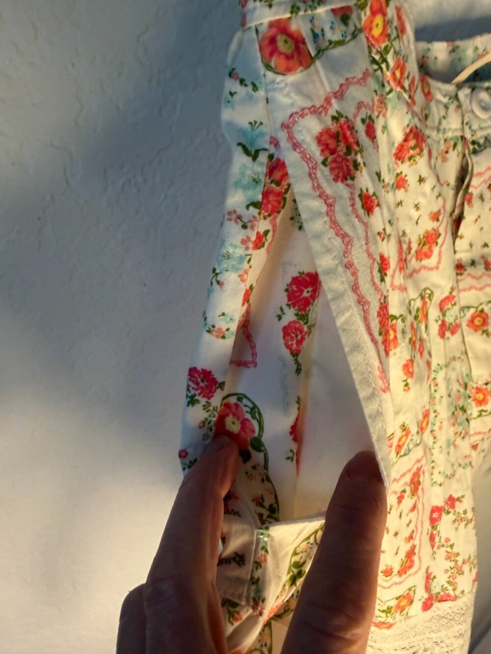 Free People Blooming Lace Shorts- 14- White/Pink/Boho- MSRP $148 - Picture 12 of 14